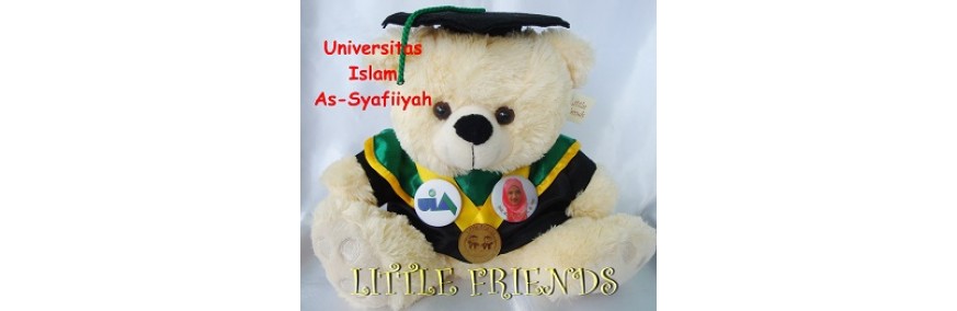 Boneka Wisuda Universitas Islam As-Syafiiyah